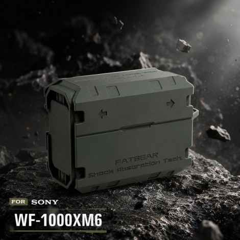 เคส FATBEAR Tactical Military Grade สำหรับ Sony WF-1000XM6 / WF-1000XM5 / WF-1000XM4 / WF-1000XM3 / LinkBuds / S